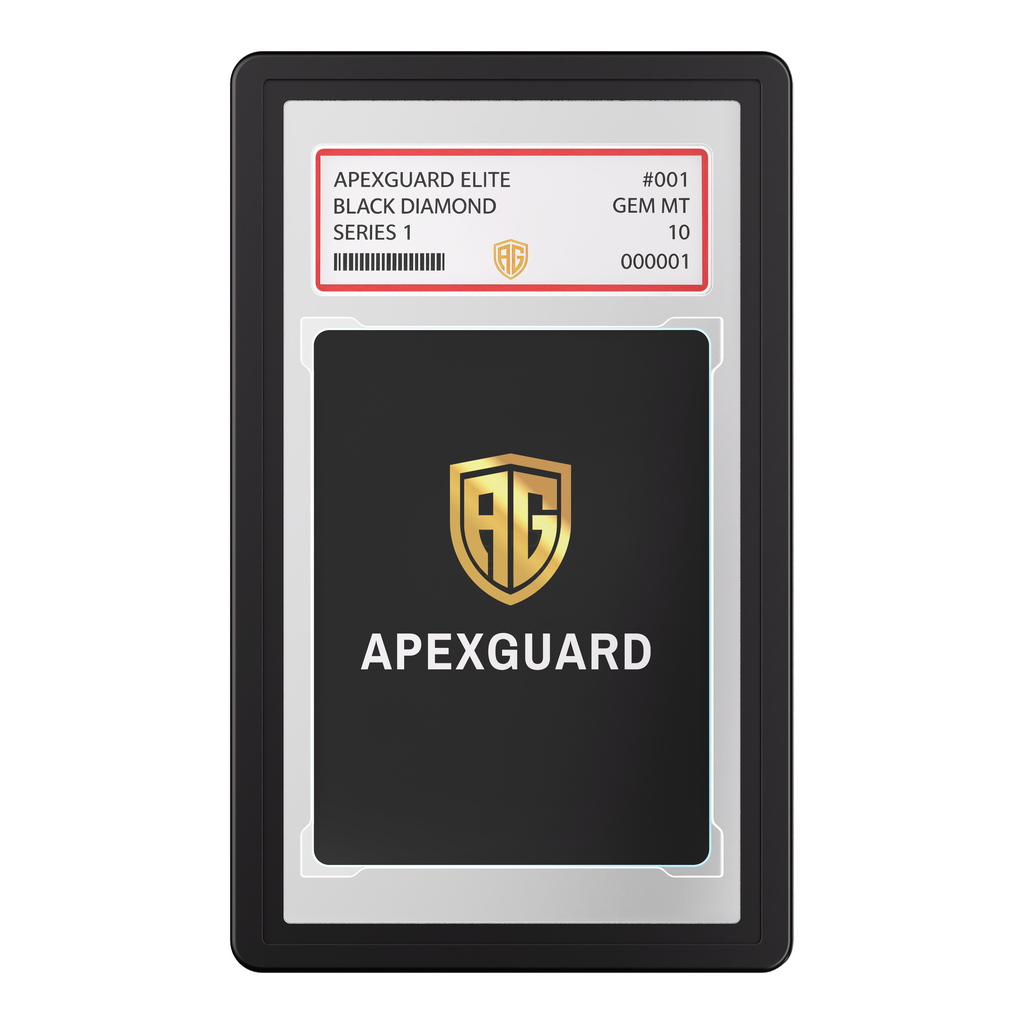 ApexGuard Magnetic Aluminum Matte Black Slab Protector for PSA Graded Cards