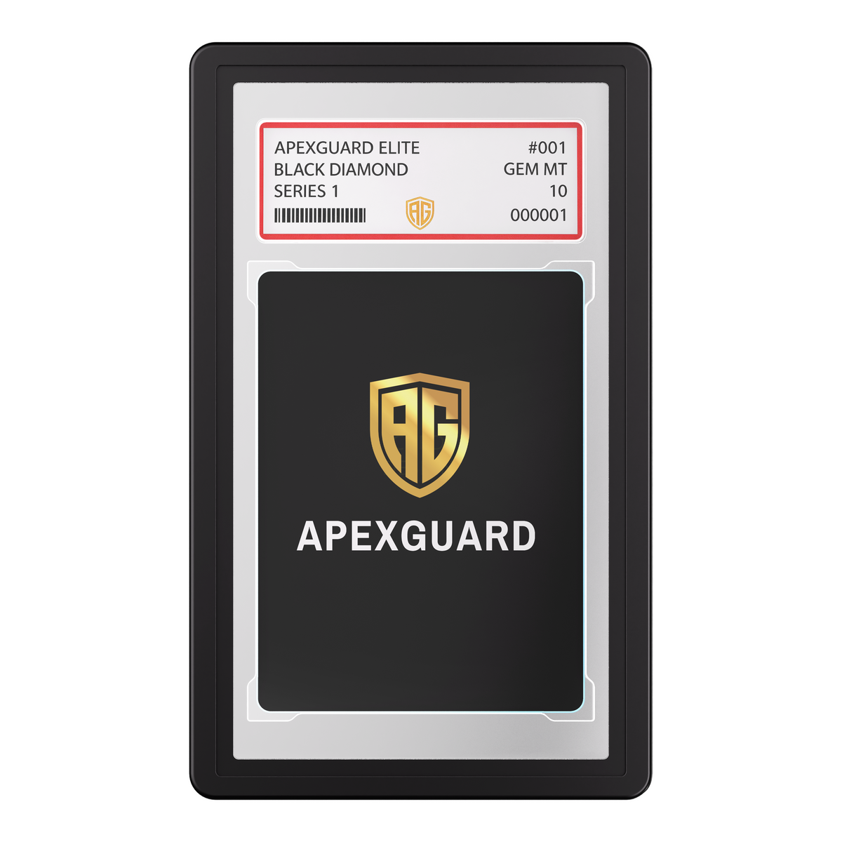 ApexGuard Magnetic Aluminum Matte Black Slab Protector for PSA Graded Cards